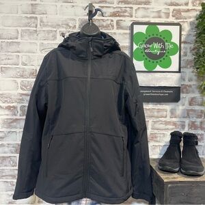 Camel crown  Men's Black Hooded Jacket